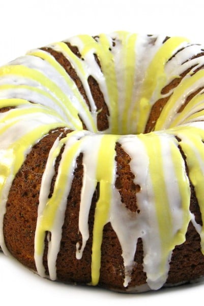 Heavenly, Skinny Lemon Poppy Seed Bundt Cake