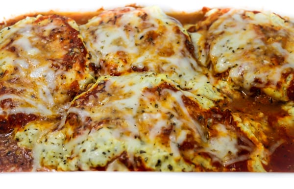 Dreamy, Skinny Lasagna Topped Chicken