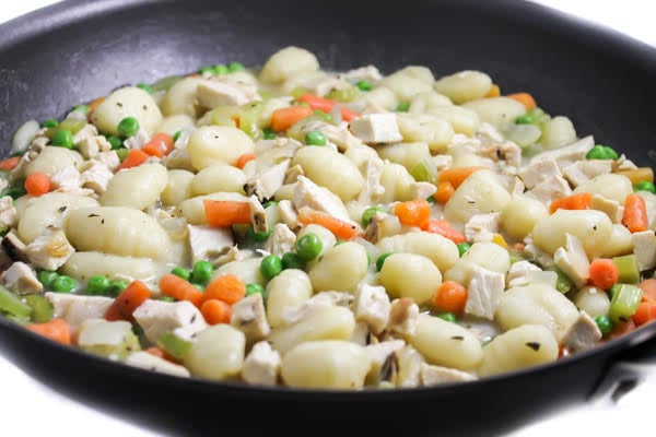 Chicken, Dumpling and Vegetable Skillet