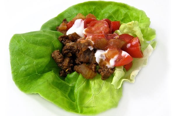 Low Carb Taco Lettuce Wraps