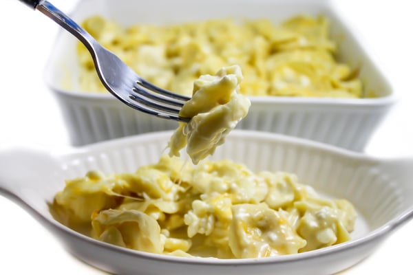 Decadent 4 Cheese Mac and Cheese Tortellini, Skinnyfied