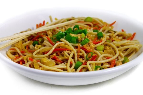 Healthy Egg Roll Noodle Bowl (Gluten-Free)