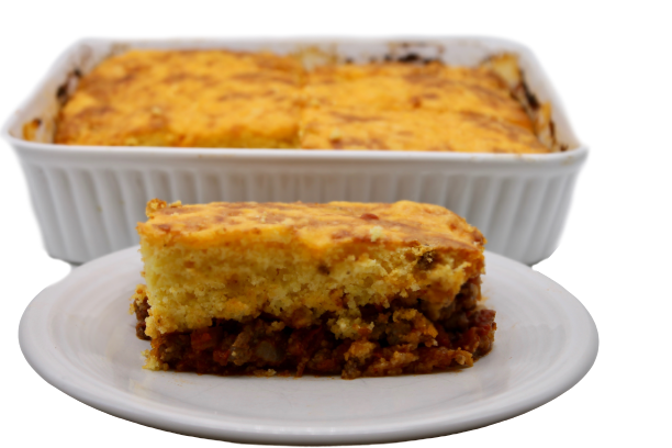 Cornbread Topped Skinny Sloppy Joe Casserole