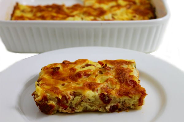 Breakfast-quiche-with-bacon-photojpg | Skinny Kitchen Skinny Bacon, Eggs and Potatoes Breakfast Quiche