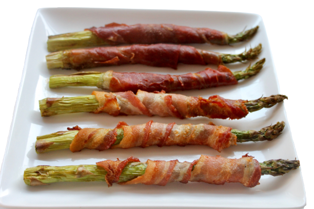 Bacon or Prosciutto Wrapped Asparagus (Oven or Air Fryer)