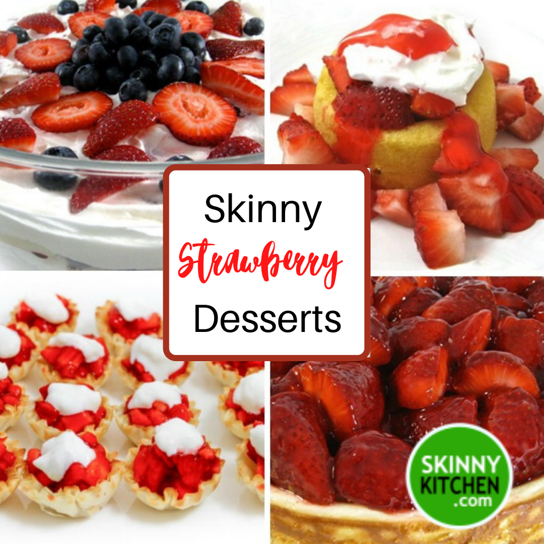 4 Skinny Strawberry Desserts