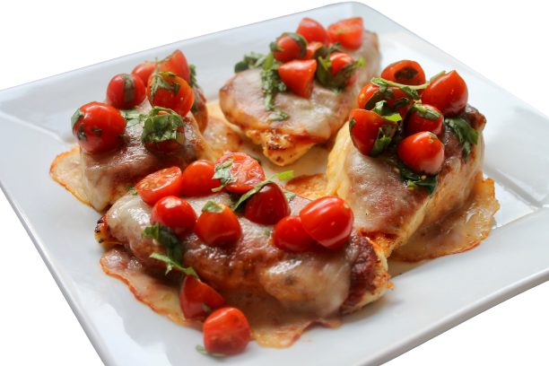 Grilled Chicken Margherita