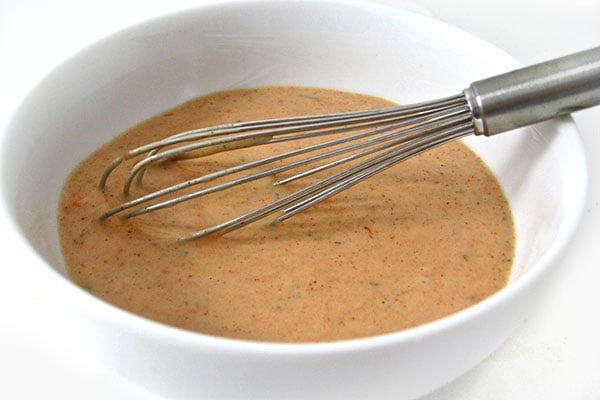 Skinny Kitchen’s Thousand Island Dressing (21 calories a tablespoon)
