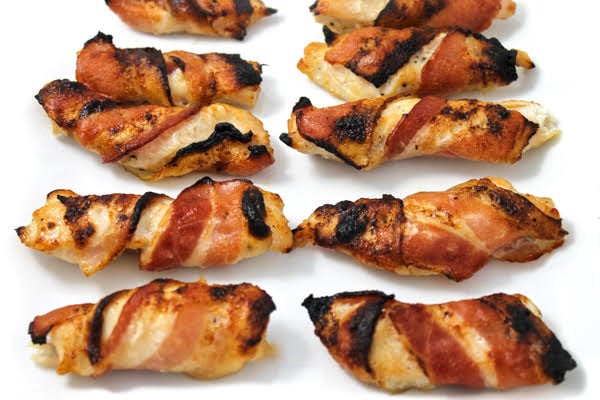 Bacon-Wrapped Chicken Tenders (Gluten-free, Paleo)