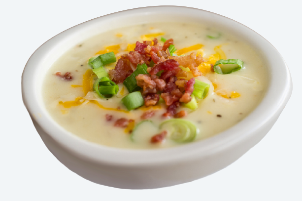 Loaded Baked Potato Soup Made Skinny