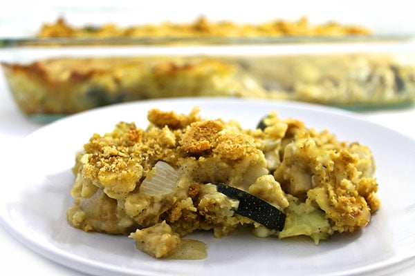 Skinny Chicken, Vegetable and Stuffing Casserole