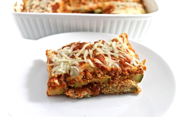 Skinny Zucchini Parmesan