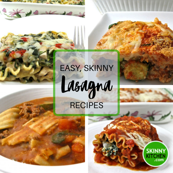 Easy, Skinny Lasagna Recipes